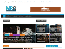 Tablet Screenshot of morroredondoonline.com.br